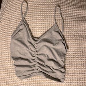 Small Grey cropped tank